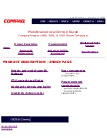 Предварительный просмотр 79 страницы Compaq 5000 - Professional - 32 MB RAM Maintenance And Service Manual