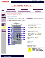 Предварительный просмотр 84 страницы Compaq 5000 - Professional - 32 MB RAM Maintenance And Service Manual