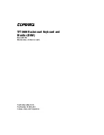 Preview for 1 page of Compaq 5600 -  TFT RKM Maintenance And Service Manual