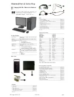 Compaq 6005 - Pro Microtower PC Illustrated Parts & Service Map preview