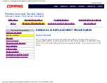 Preview for 12 page of Compaq 7470 - Presario - 64 MB RAM Maintenance And Service Manual