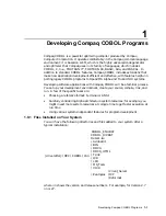 Предварительный просмотр 31 страницы Compaq COBOL AAQ2G1FTK User Manual