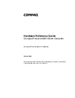 Compaq Compaq Presario,Presario 6001 Hardware Reference Manual предпросмотр