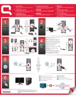 Предварительный просмотр 1 страницы Compaq CQ1100 Setup Poster