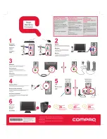 Предварительный просмотр 1 страницы Compaq CQ230 Quick Start Manual