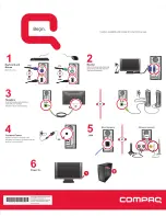 Предварительный просмотр 1 страницы Compaq CQ2300 - Desktop PC Setup Poster