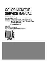 Compaq CRT Monitor s7500 Service Manual предпросмотр