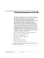 Предварительный просмотр 5 страницы Compaq d338 - Microtower Desktop PC Management Manual