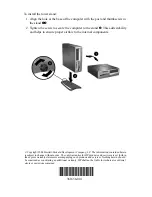 Предварительный просмотр 2 страницы Compaq dc5000 - Microtower PC Using Instructions