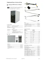 Compaq dc5850 - Microtower PC Illustrated Parts & Service Map предпросмотр