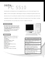 Compaq DIGITAL PC 5510 Brochure & Specs предпросмотр