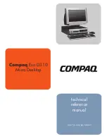 Предварительный просмотр 1 страницы Compaq Evo D310 Microtower Technical Reference Manual