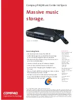 Compaq Home Theater Server User Manual preview