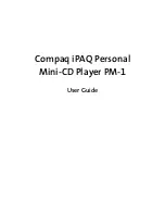 Предварительный просмотр 1 страницы Compaq iPAQ PM-1 User Manual