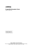 Compaq ML350 - ProLiant - G2 Setup And Installation Manual предпросмотр