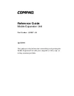 Preview for 1 page of Compaq N400c - Evo Notebook - PIII 700 MHz Reference Manual