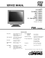 Предварительный просмотр 1 страницы Compaq P900 Service Manual