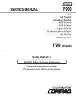 Предварительный просмотр 37 страницы Compaq P900 Service Manual