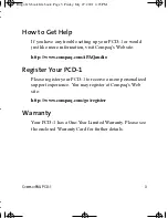 Preview for 5 page of Compaq PCD-1 User Manual