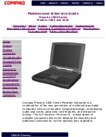 Preview for 1 page of Compaq Presario 1800 - Notebook PC Maintenance And Service Manual