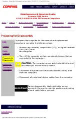 Предварительный просмотр 14 страницы Compaq Presario 2410 ES Maintenance & Service Manual