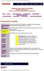 Предварительный просмотр 23 страницы Compaq Presario 2410 ES Maintenance & Service Manual