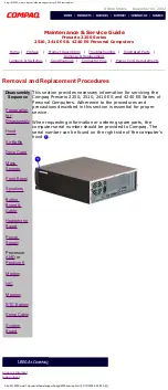 Предварительный просмотр 30 страницы Compaq Presario 2410 ES Maintenance & Service Manual