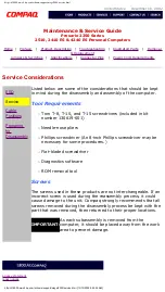 Предварительный просмотр 32 страницы Compaq Presario 2410 ES Maintenance & Service Manual