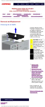 Предварительный просмотр 35 страницы Compaq Presario 2410 ES Maintenance & Service Manual