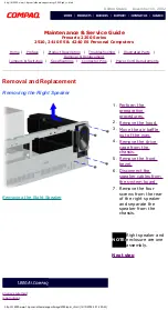 Предварительный просмотр 43 страницы Compaq Presario 2410 ES Maintenance & Service Manual