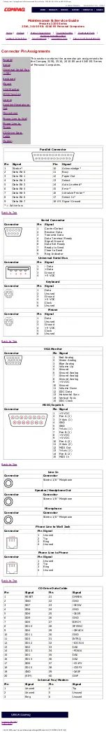 Предварительный просмотр 73 страницы Compaq Presario 2410 ES Maintenance & Service Manual