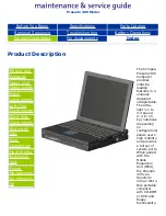 Preview for 4 page of Compaq Presario 300 - Notebook PC Maintenance And Service Manual