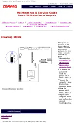 Preview for 18 page of Compaq Presario 3500 Series Maintenance & Service Manual