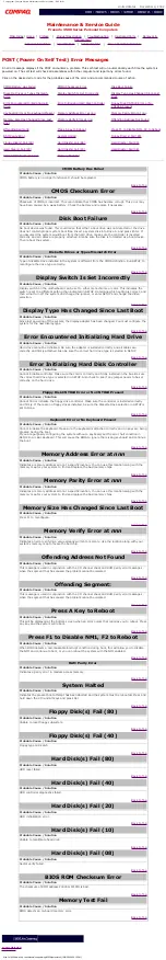 Preview for 20 page of Compaq Presario 3500 Series Maintenance & Service Manual