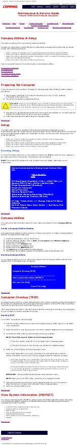 Preview for 21 page of Compaq Presario 3500 Series Maintenance & Service Manual