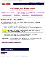 Preview for 35 page of Compaq Presario 3500 Series Maintenance & Service Manual
