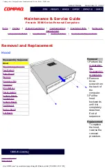 Preview for 36 page of Compaq Presario 3500 Series Maintenance & Service Manual