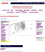 Preview for 49 page of Compaq Presario 3500 Series Maintenance & Service Manual