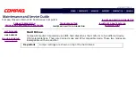 Preview for 44 page of Compaq Presario 5000 Series Maintenance And Service Manual
