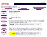 Preview for 52 page of Compaq Presario 5000 Series Maintenance And Service Manual