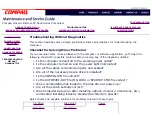 Preview for 190 page of Compaq Presario 5000 Series Maintenance And Service Manual