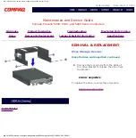 Предварительный просмотр 71 страницы Compaq Presario 5070 Maintenance And Service Manual