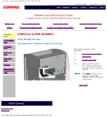 Предварительный просмотр 72 страницы Compaq Presario 5070 Maintenance And Service Manual