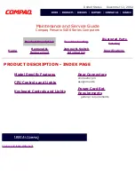 Preview for 4 page of Compaq Presario 5400 Series Maintenance And Service Manual