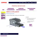 Предварительный просмотр 49 страницы Compaq Presario 5400 Series Maintenance And Service Manual