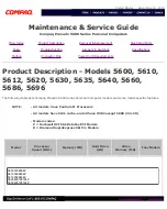 Предварительный просмотр 3 страницы Compaq Presario 5600 Series Maintenance & Service Manual