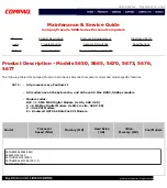 Предварительный просмотр 4 страницы Compaq Presario 5600 Series Maintenance & Service Manual