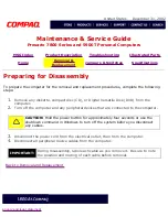 Предварительный просмотр 29 страницы Compaq Presario 5900T Maintenance & Service Manual