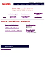 Preview for 4 page of Compaq Presario 7360 Maintenance And Service Manual