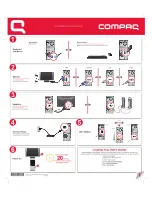 Compaq Presario SR5800 - Desktop PC Setup Poster предпросмотр